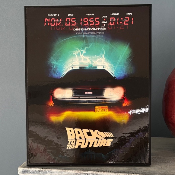 Other - Back to the Future Neon Wall Art Poster